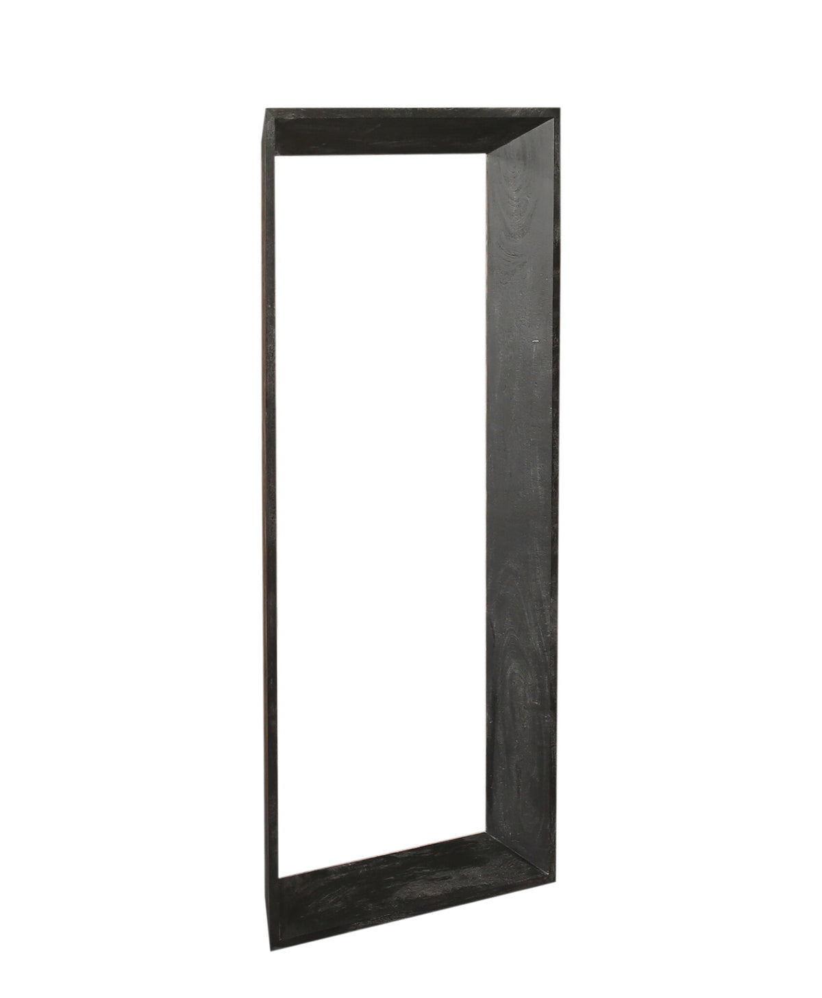 Kyro black solid acacia wood mirror