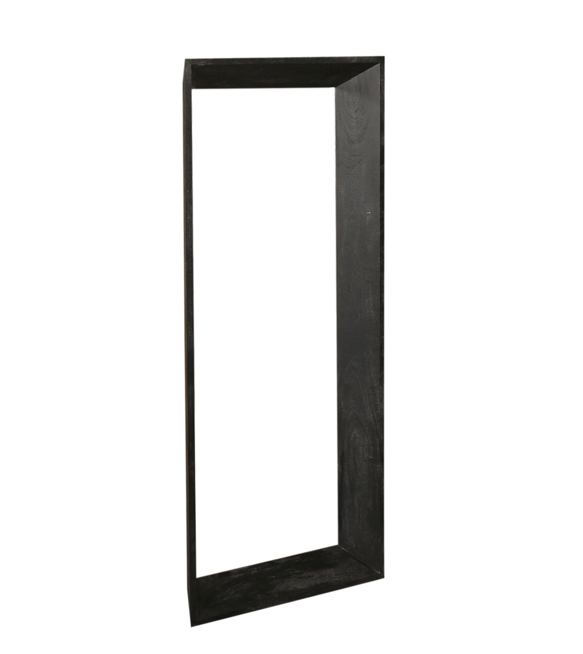 Kyro black solid acacia wood mirror