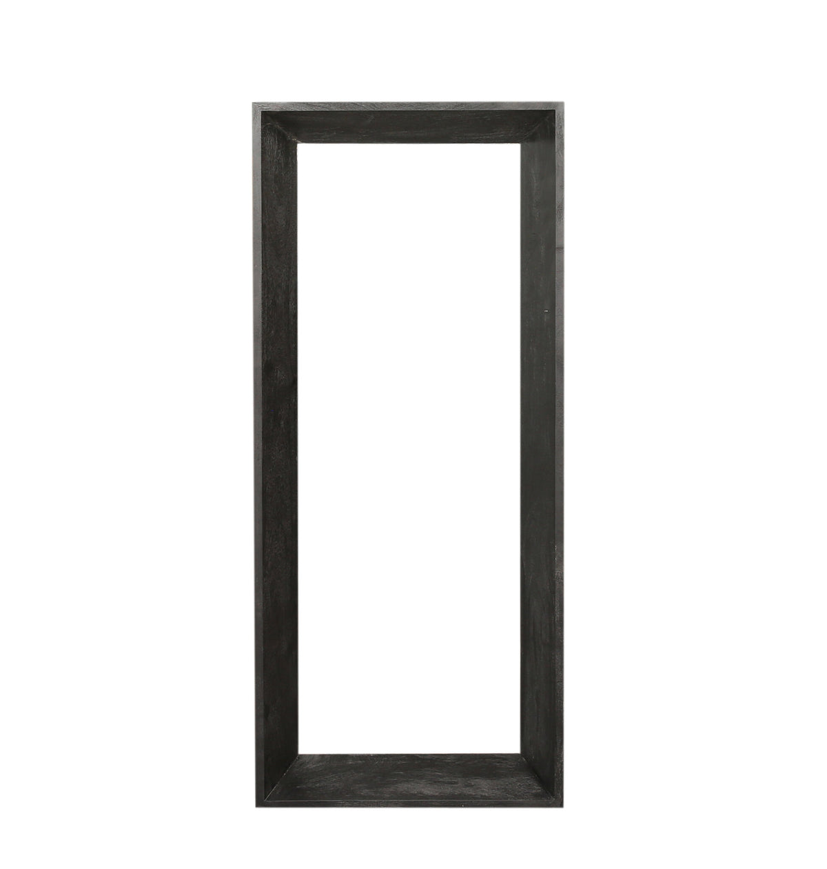 Kyro black solid acacia wood mirror
