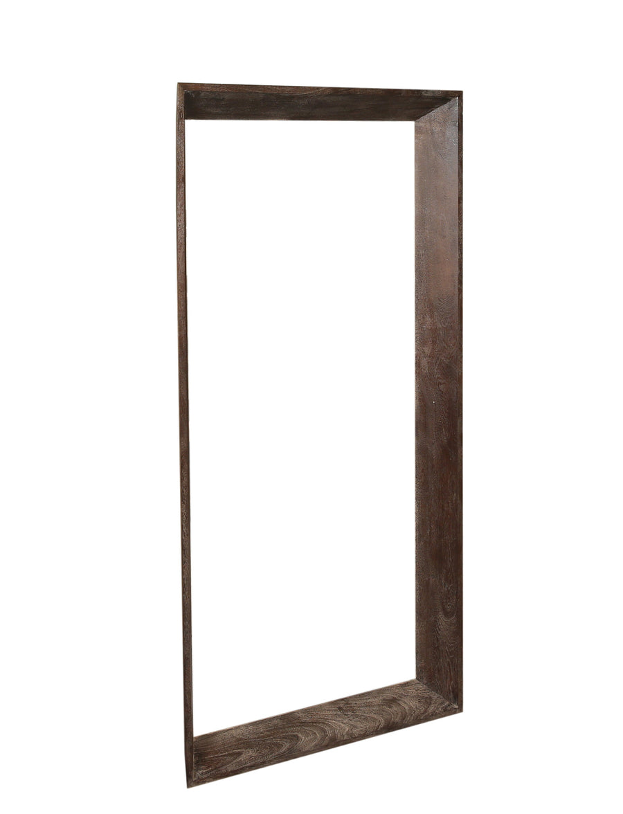 Kyro brown solid acacia wood mirror