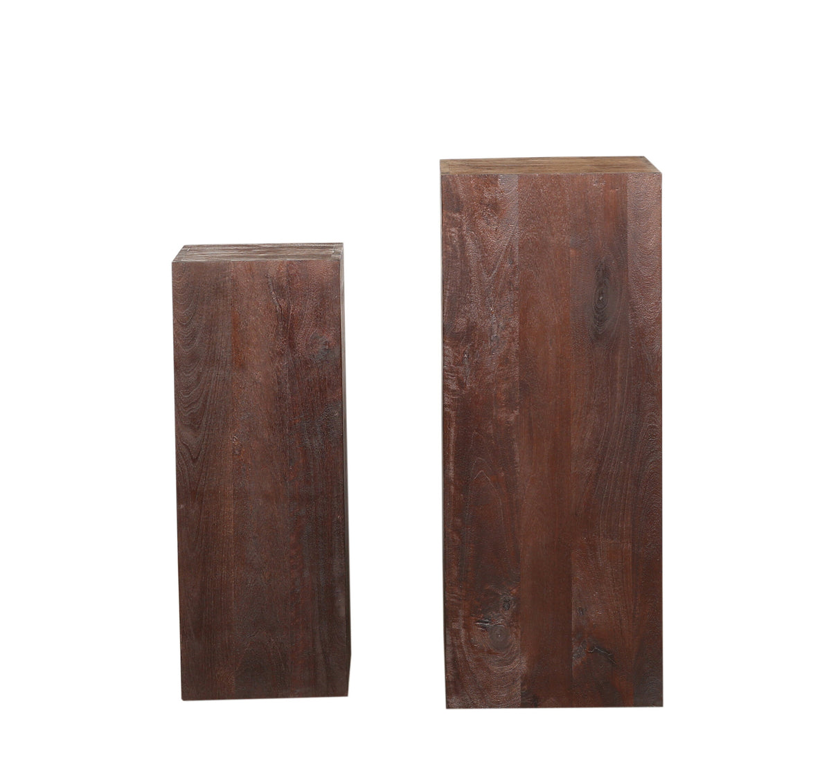 Kyro brown solid mango wood pedestal