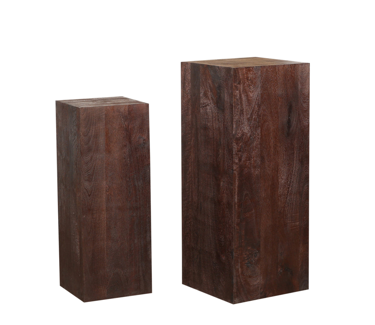Kyro brown solid mango wood pedestal
