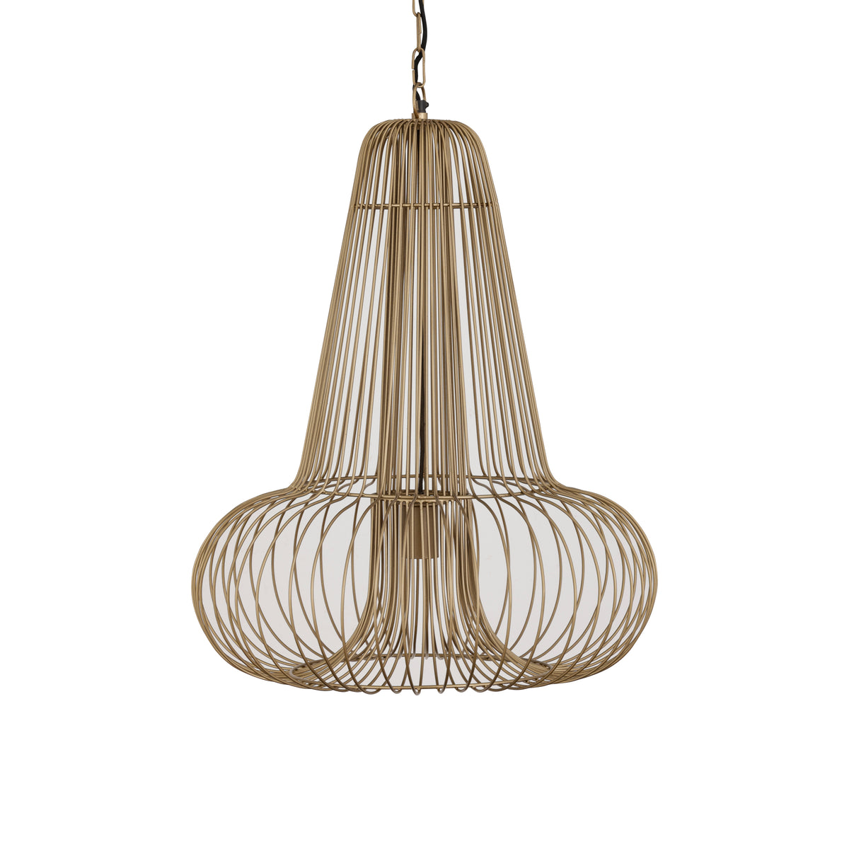 Aluesi bronze powder-coated iron pendant light