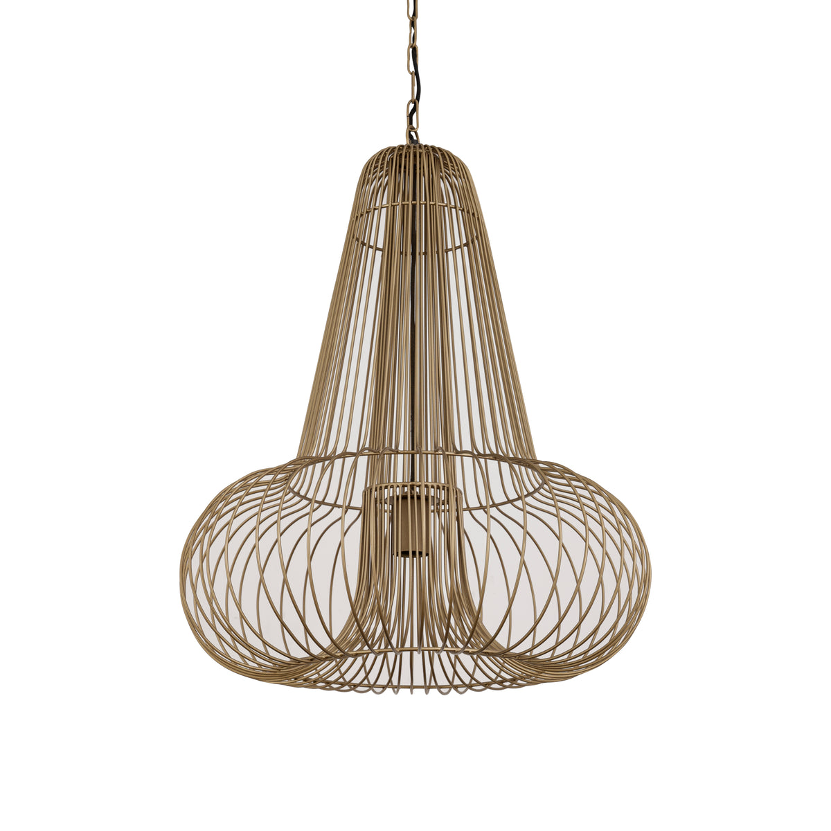 Aluesi bronze powder-coated iron pendant light