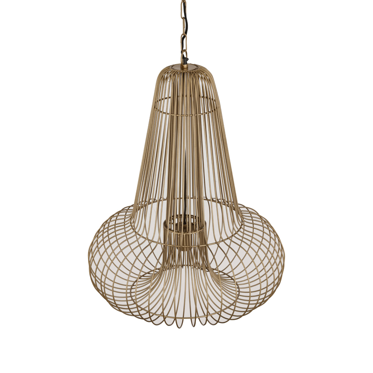 Aluesi bronze powder-coated iron pendant light