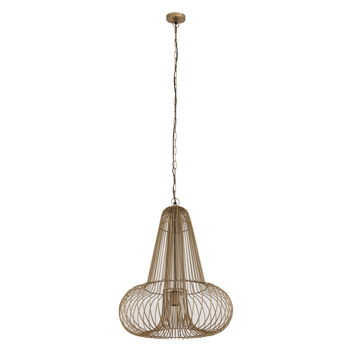 Aluesi bronze powder-coated iron pendant light