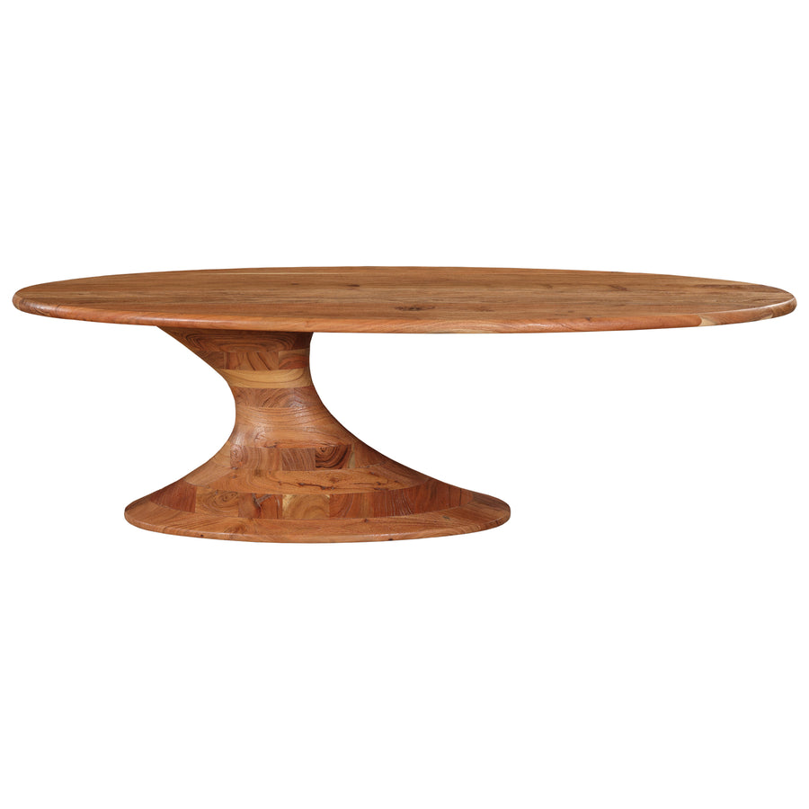 Nemo acacia oval coffee table