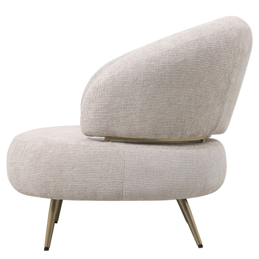 Franklyn dove upholstered in legacy fabric armchair