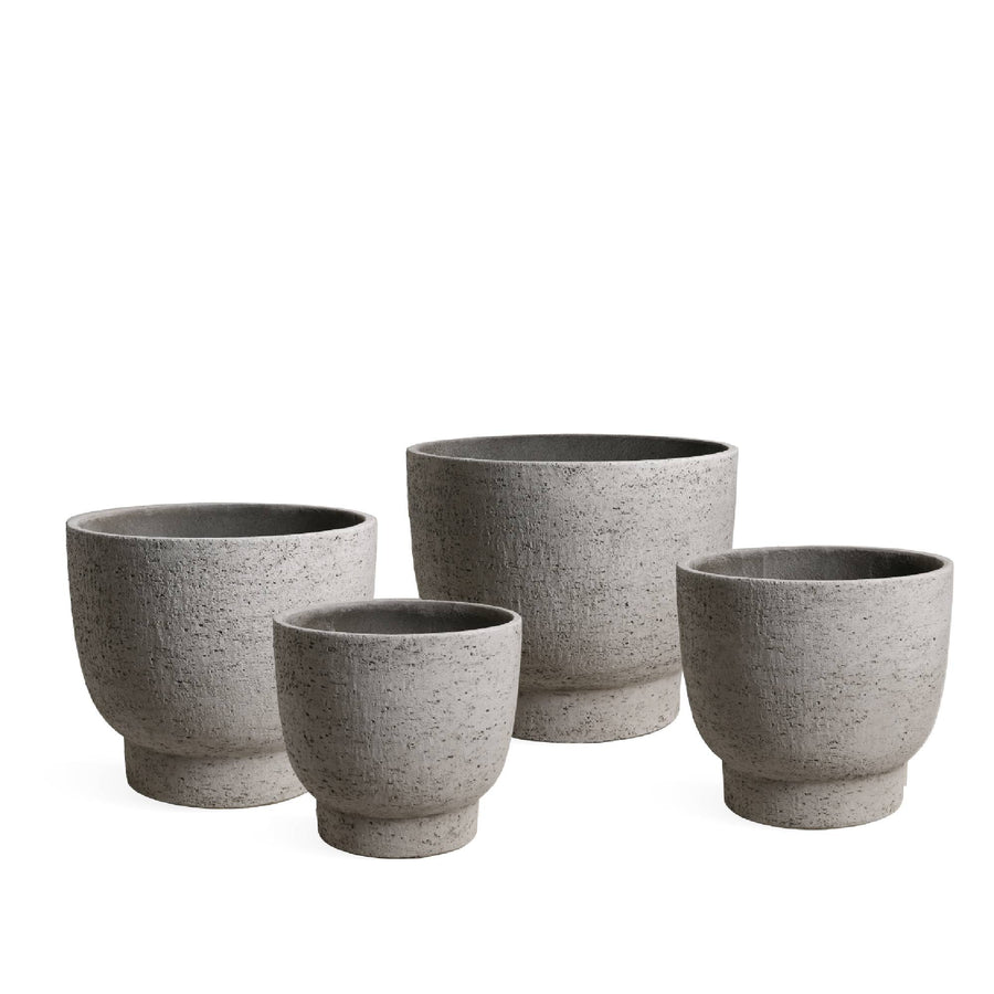 Pride grey cast stone (grc) planter
