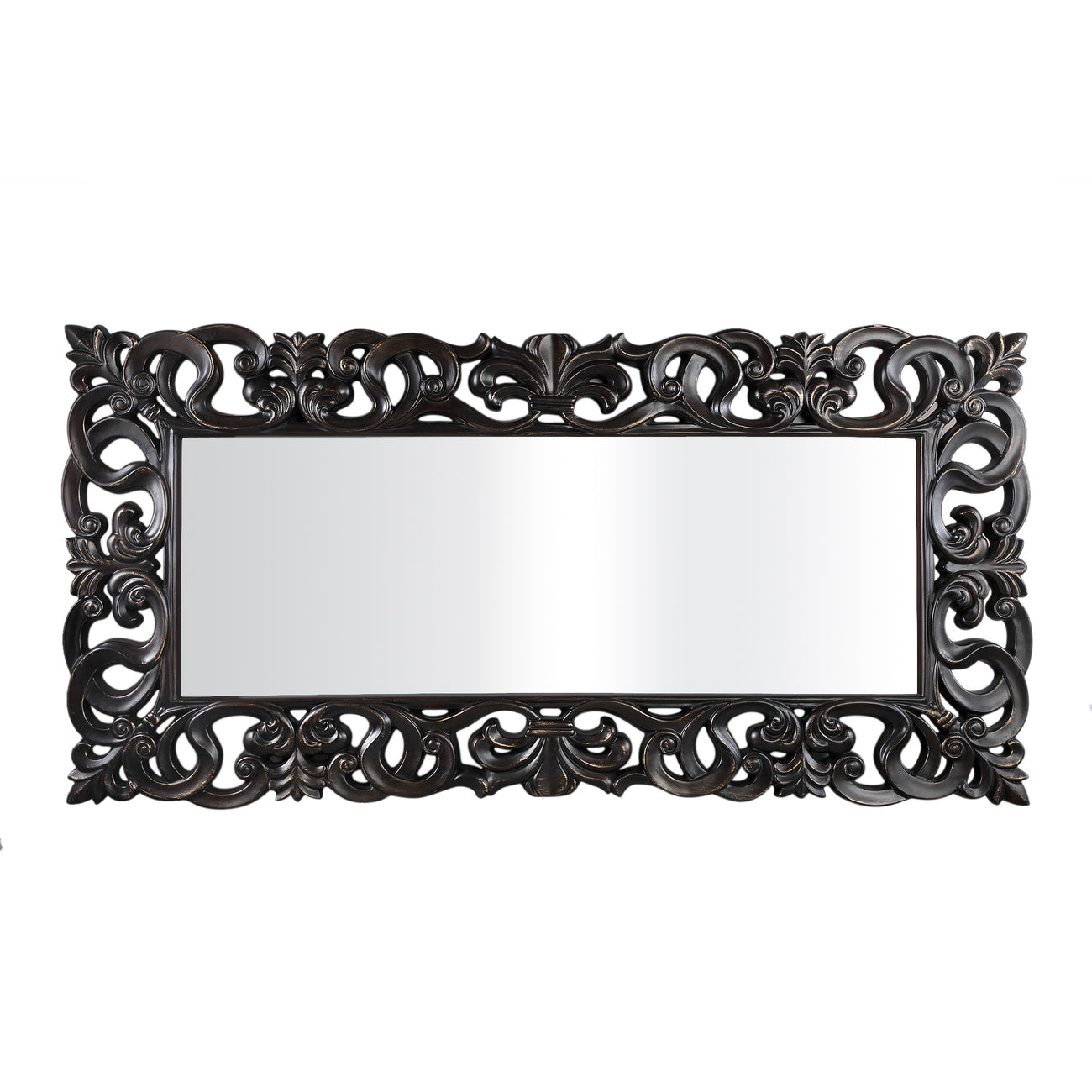 Morrigan Classical Rectangle Mirror - Black