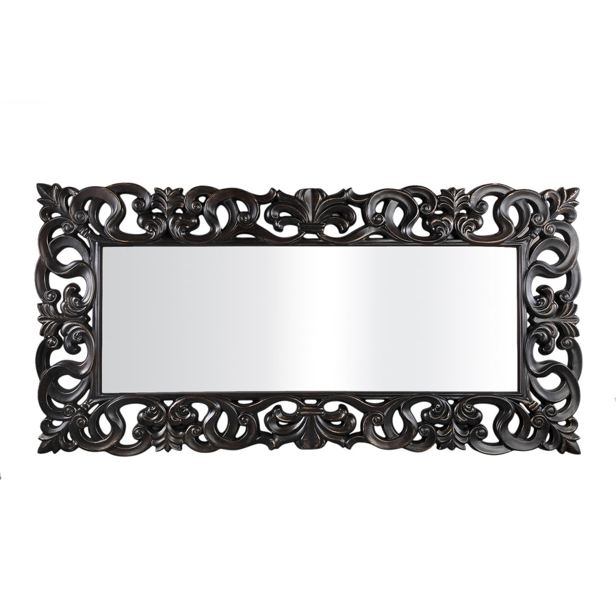 Morrigan Classical Rectangle Mirror - Black