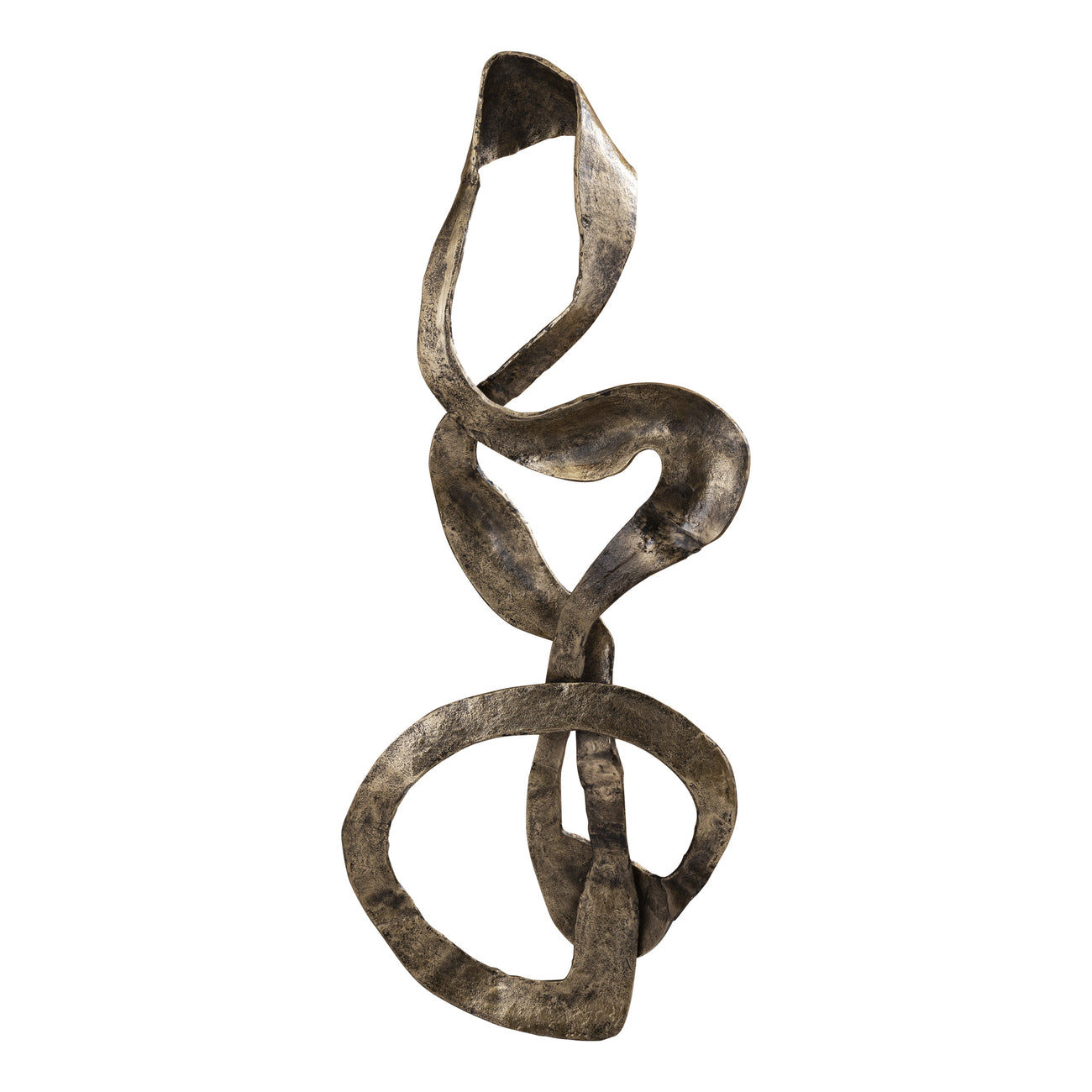 Neven Cast Aluminium Swirl Wall Panel - Gold