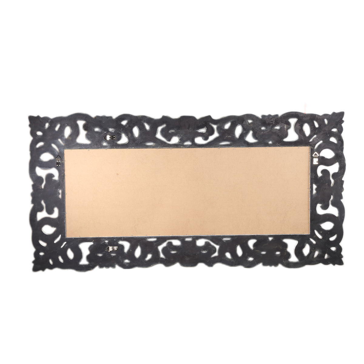 Morrigan white classical rectangular mirror