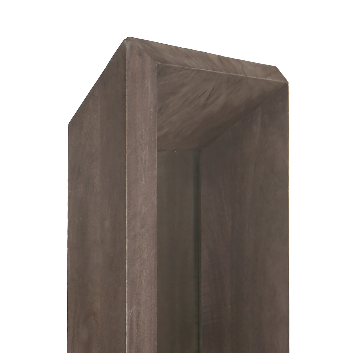 Nicka brown mango wood rectangle mirror, tall