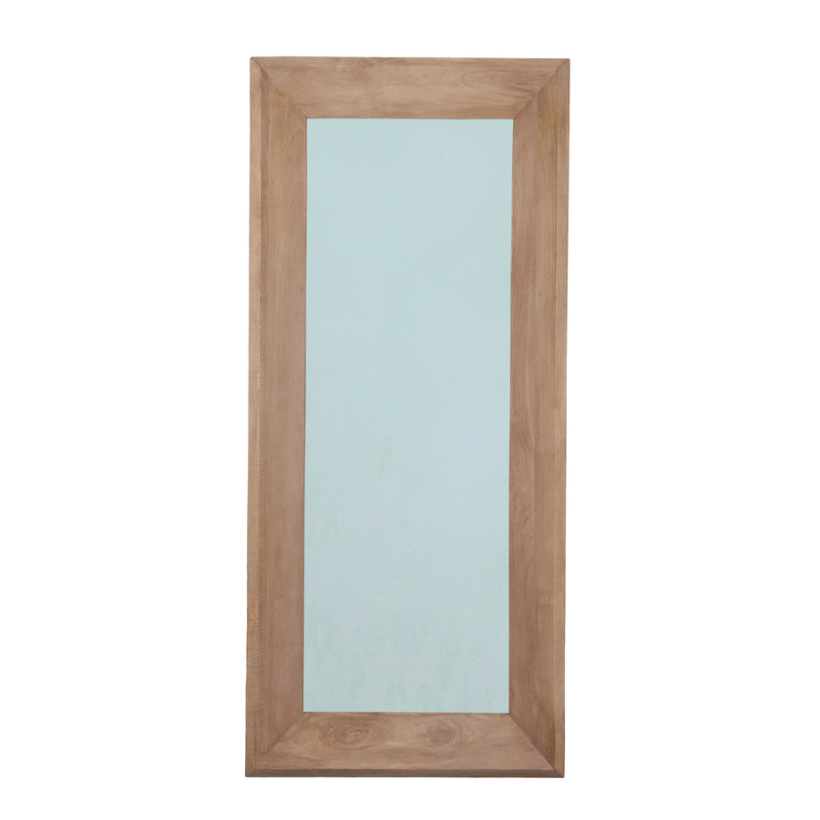 Nicka Mango Wood Rectangle Mirror - Natural