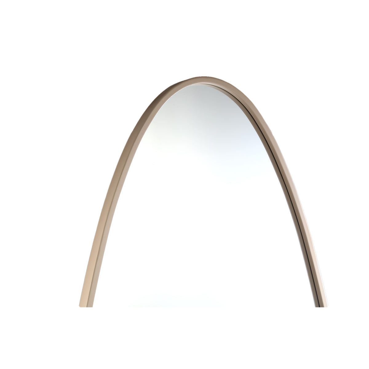 Serine sand oval mirror, large