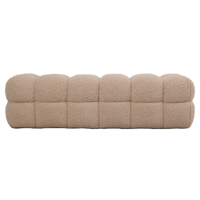 Teddy beige bench