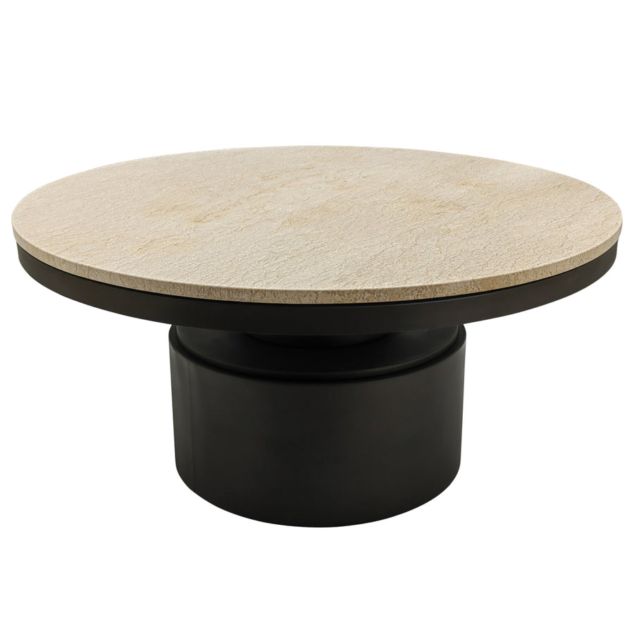 Bregt beige marble high coffee table