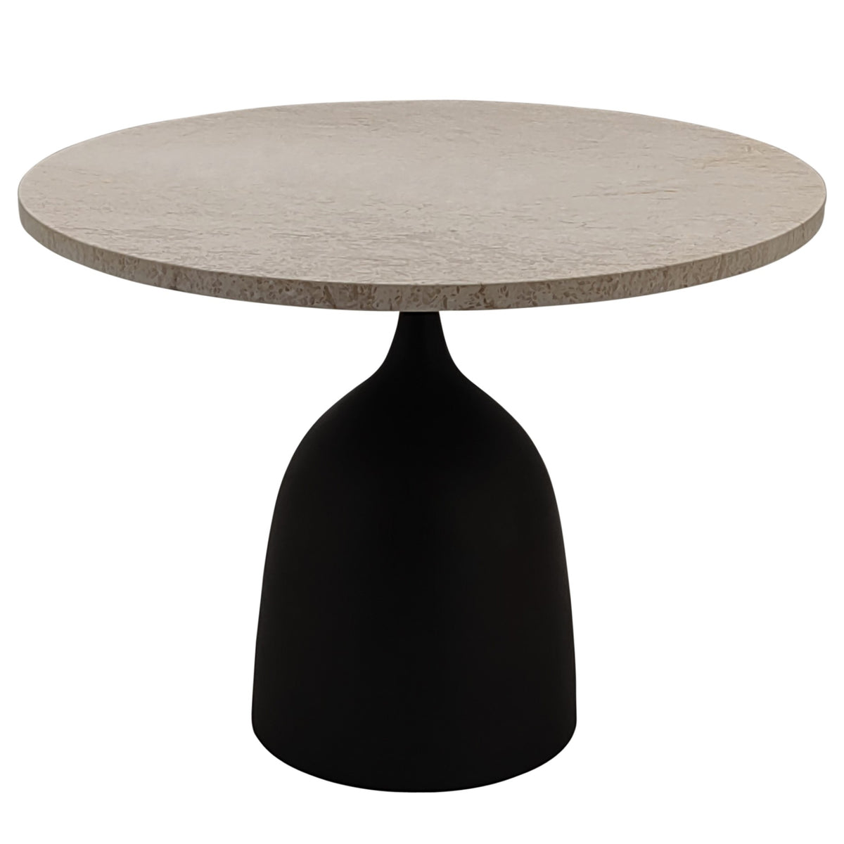 Patras beige marble side table