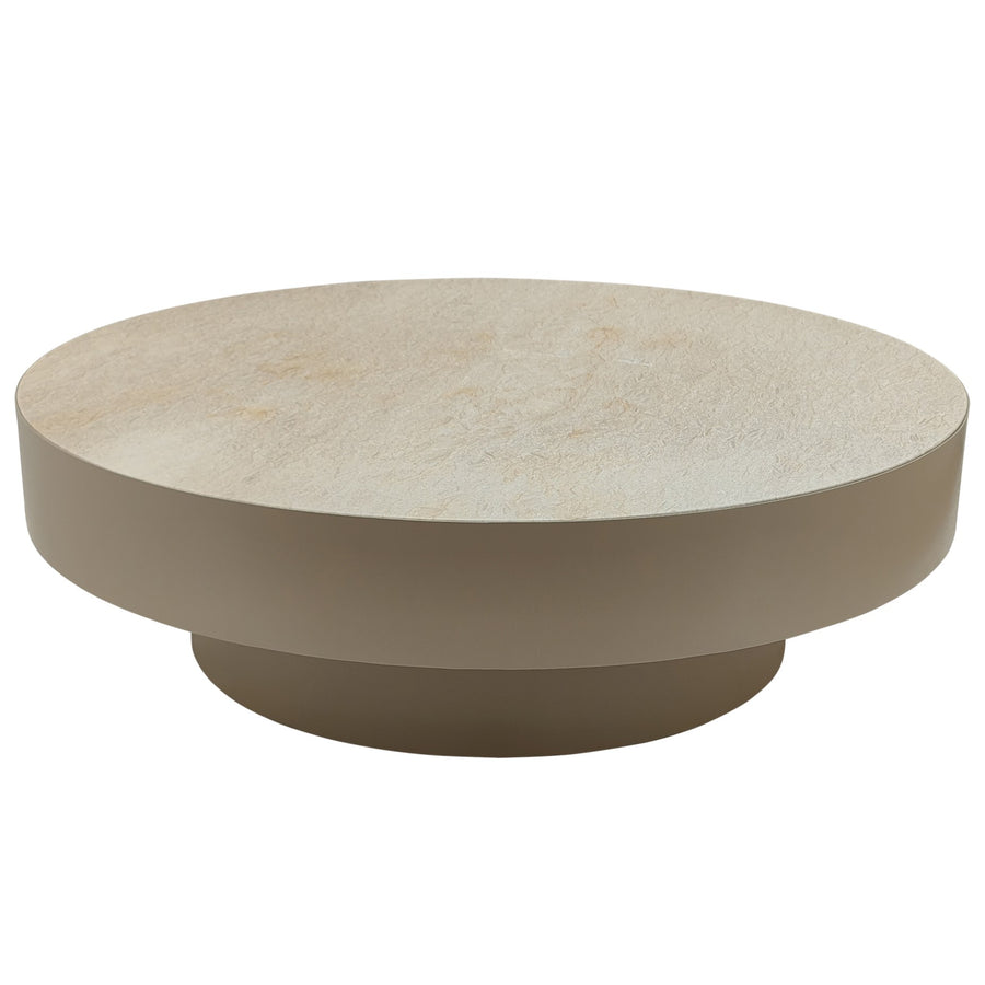 Corfu beige marble coffee table