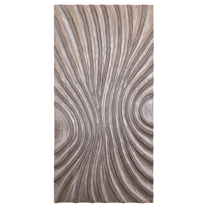 Reddie Glossy Wave Wall Panel - Brown