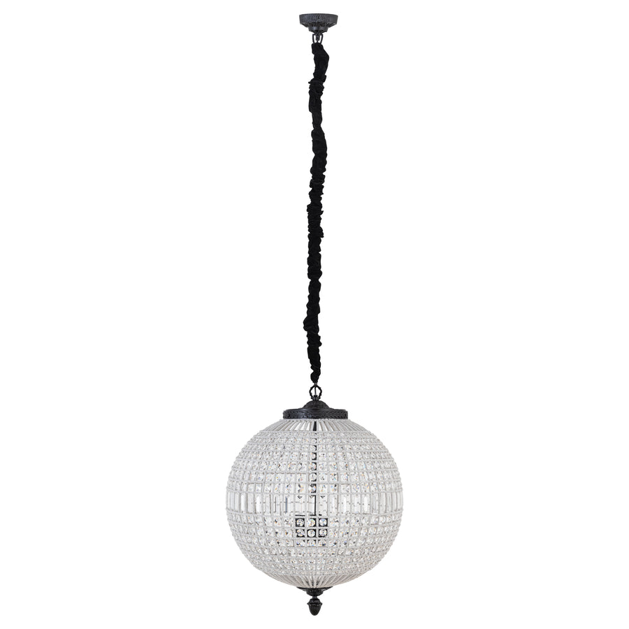 Jaris crystal ball chandelier large