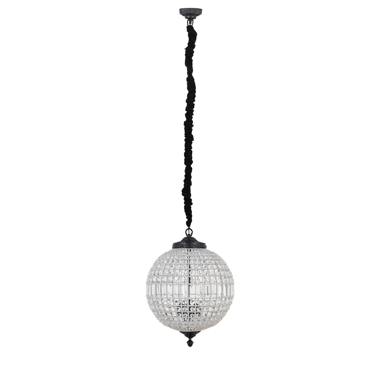 Jaris crystal ball chandelier medium