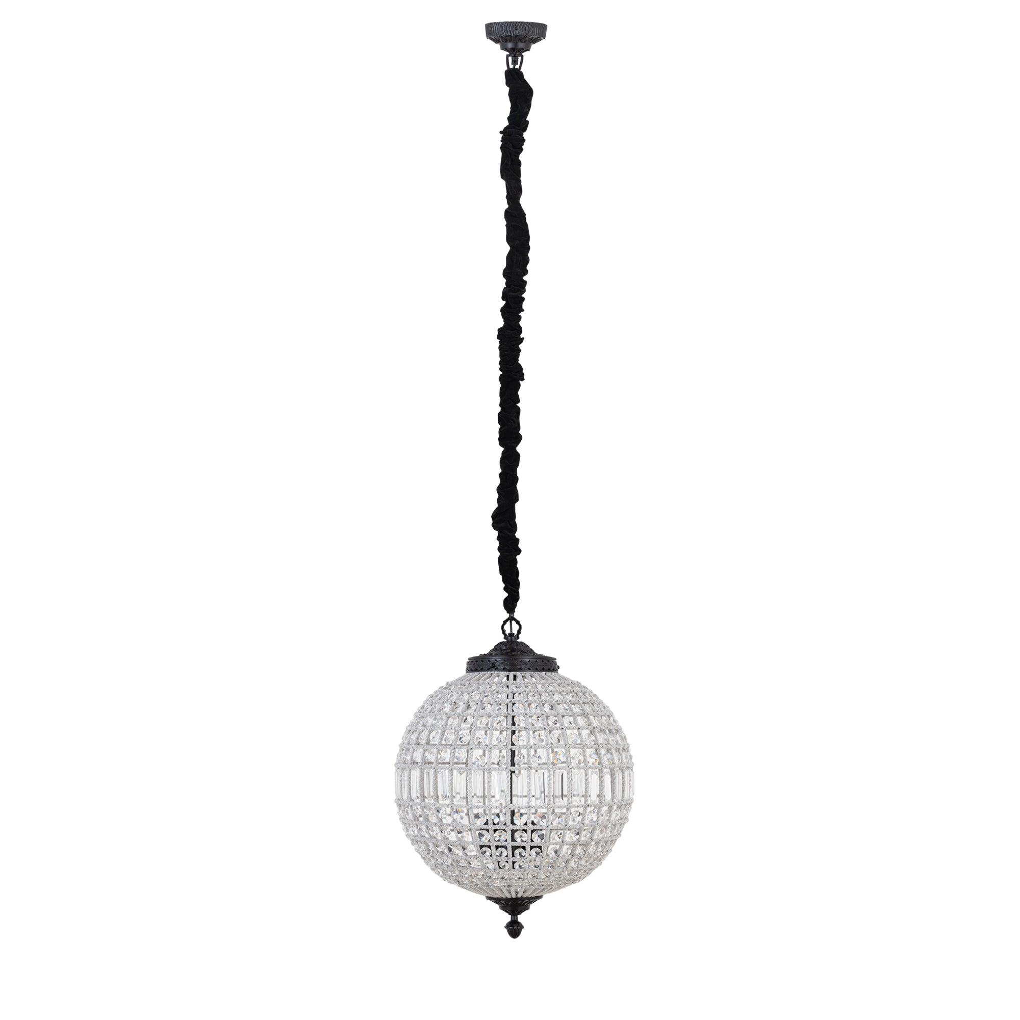 Jaris crystal ball chandelier medium