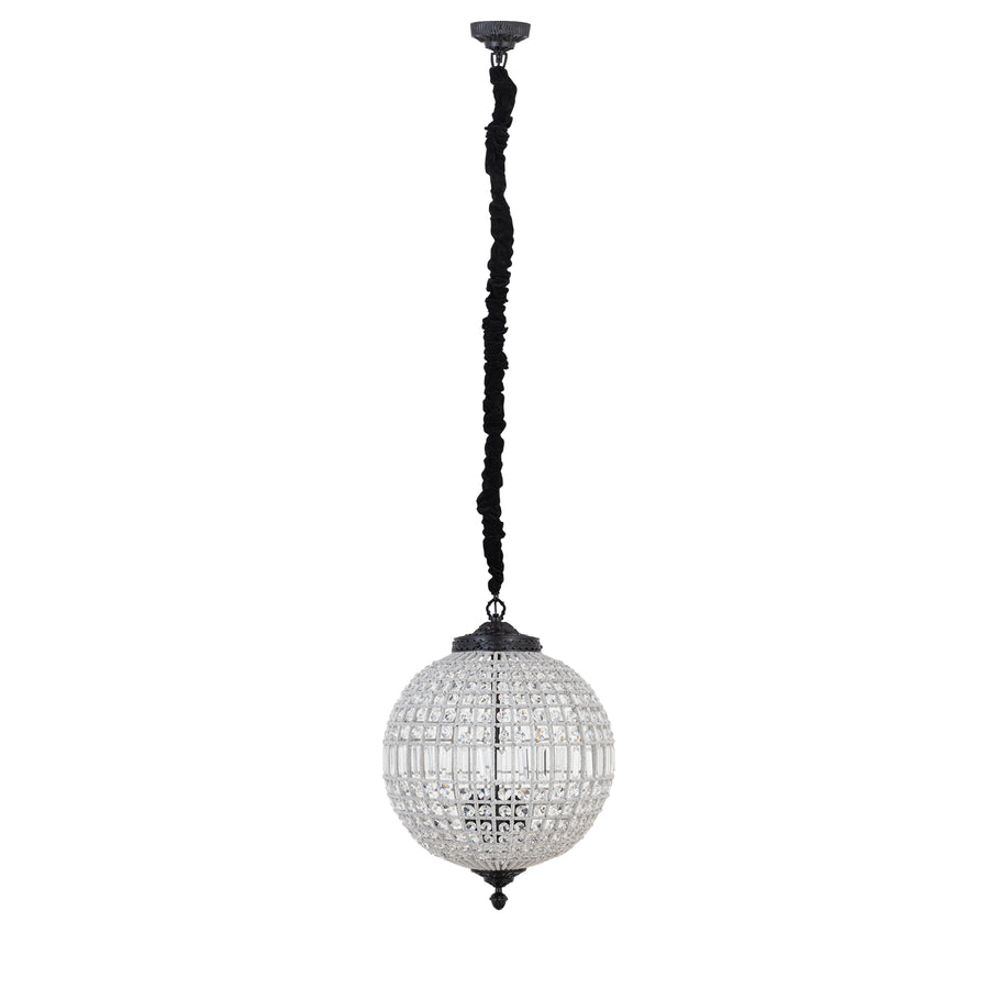 Jaris crystal ball chandelier medium