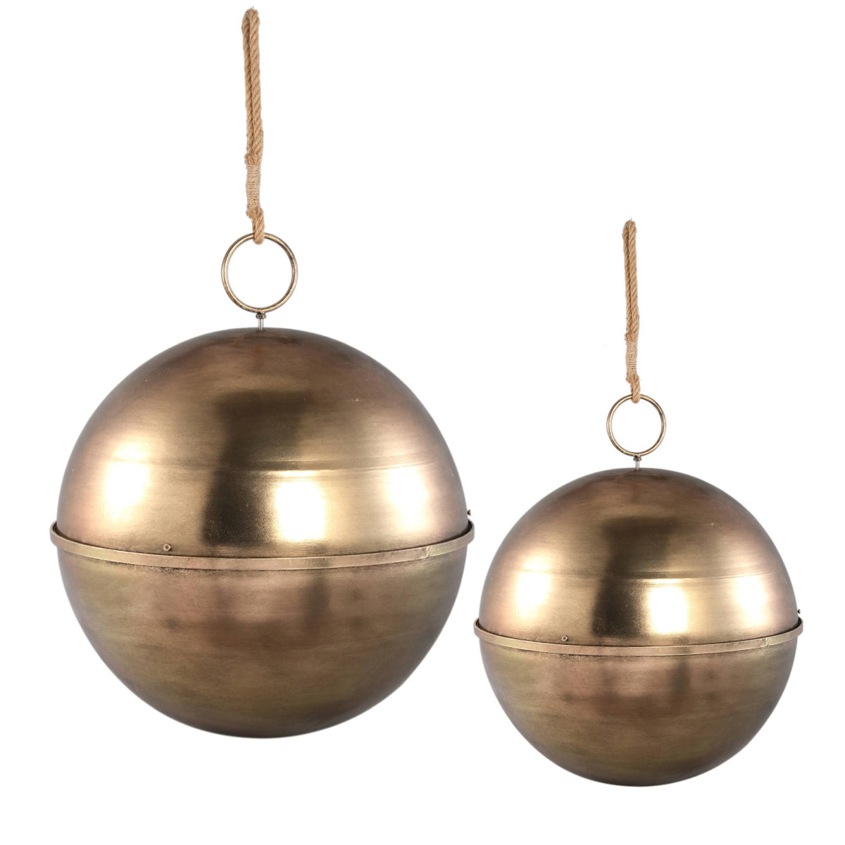 Alva gold oversized hanging ball Christmas decoration
