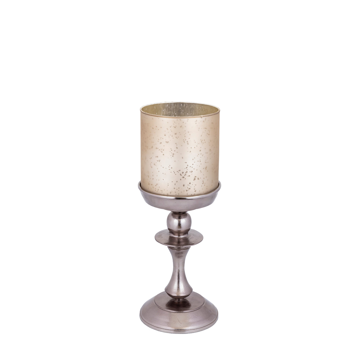 Eliviana brass cast aluminium hurricane lantern, small