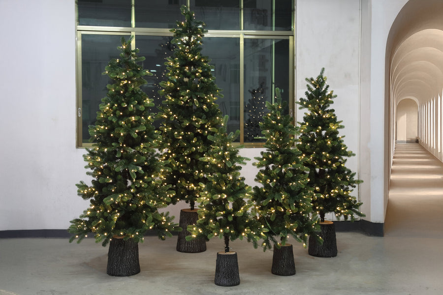 Shawa green pre-lit Christmas tree, extra extra large