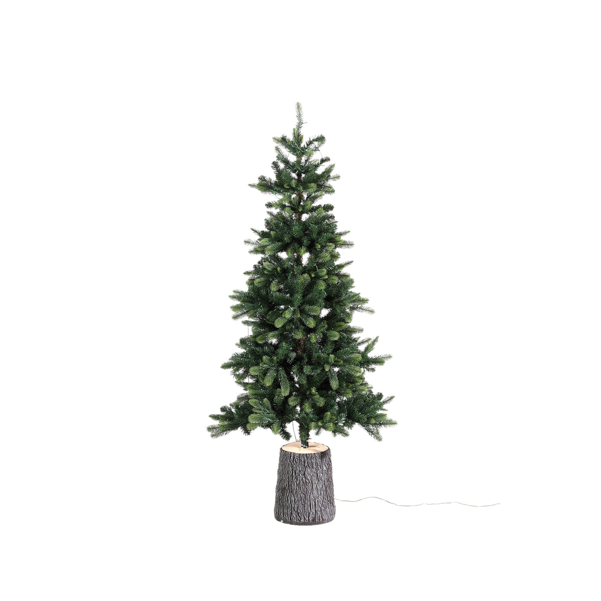 Shawa green pre-lit Christmas tree, large