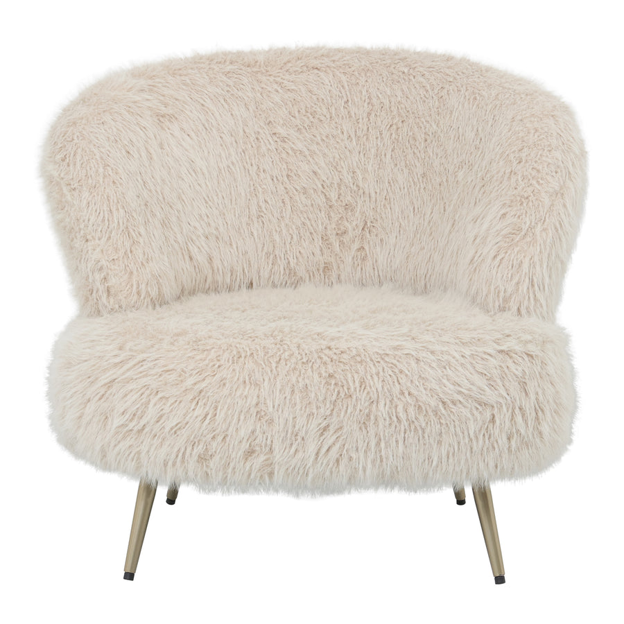 Franklyn beige hair-textured armchair