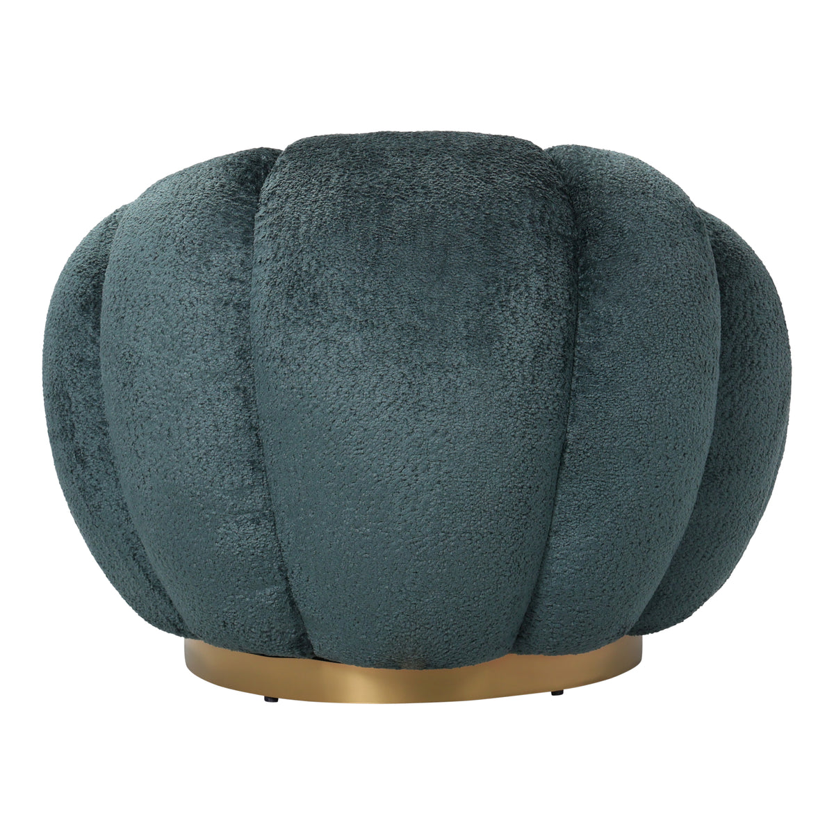 Daisy teal armchair with gold base