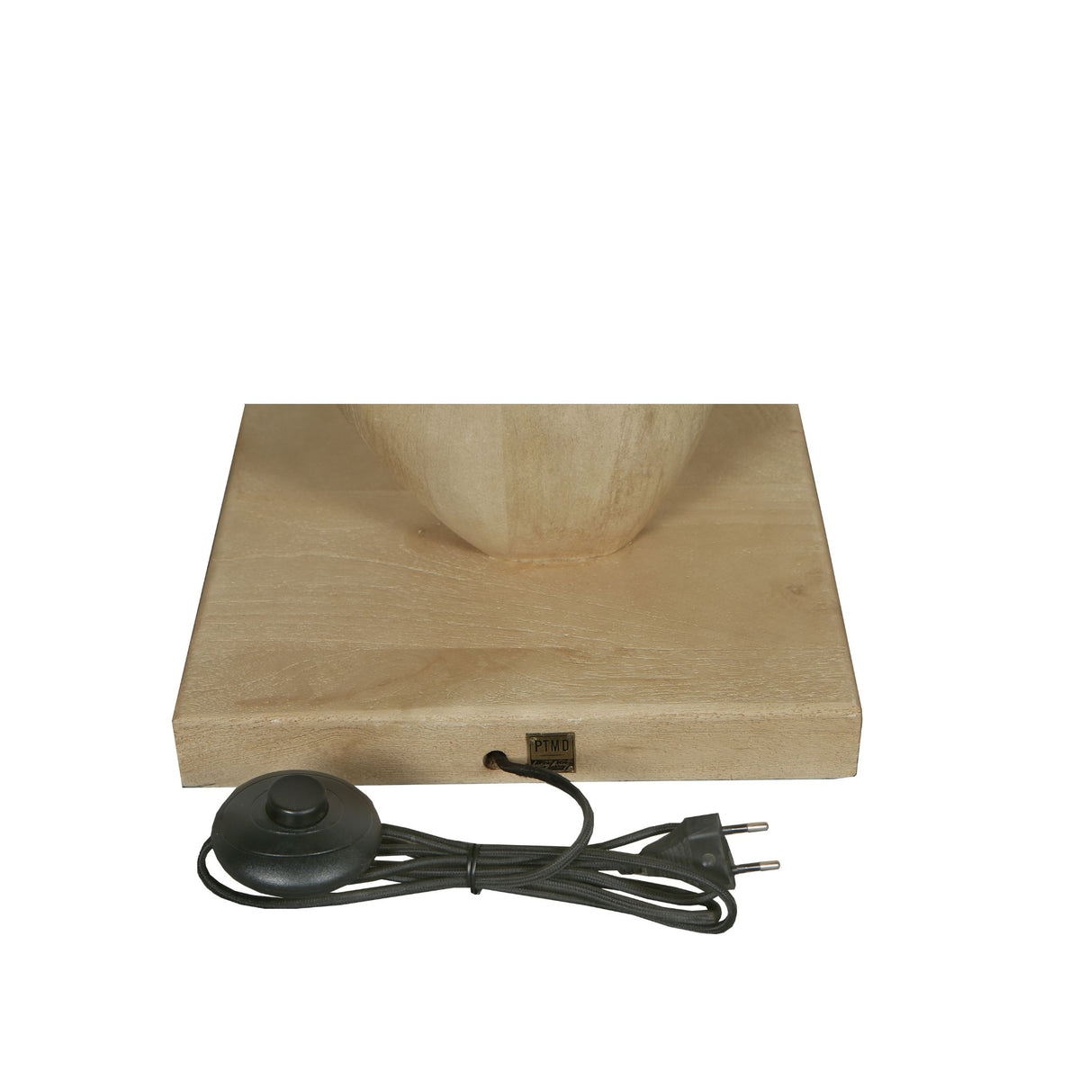 Kodey natural mango wood floor lamp base