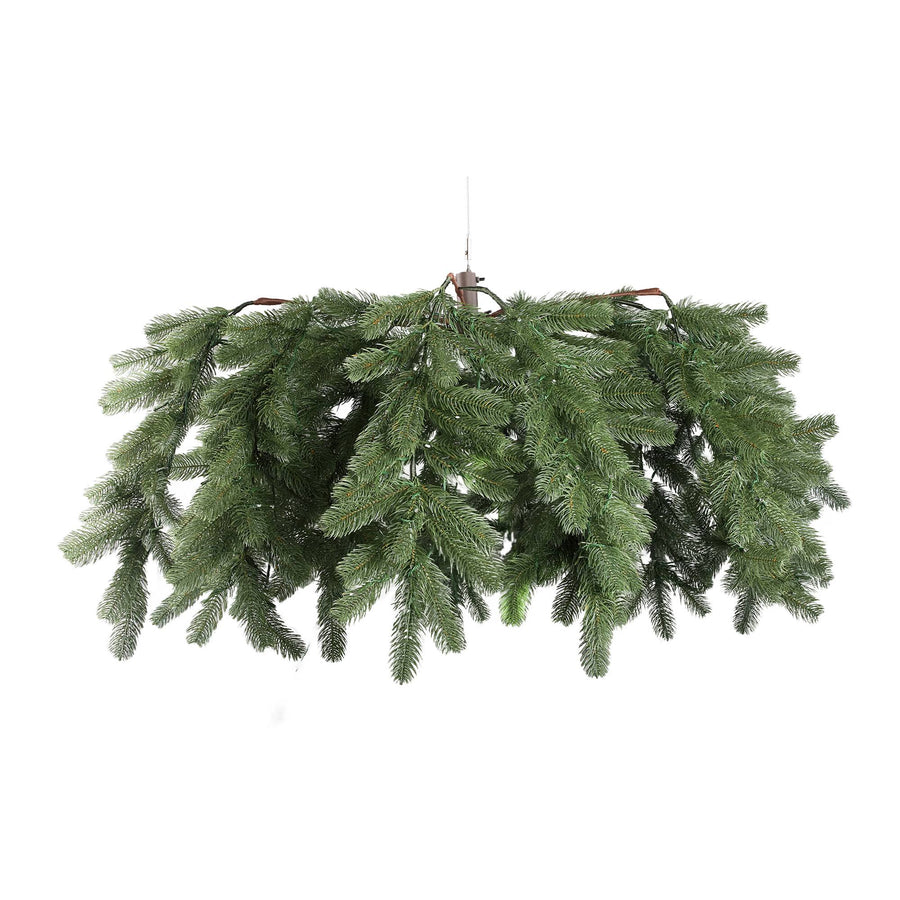 Rosamond green hanging wreath, wide
