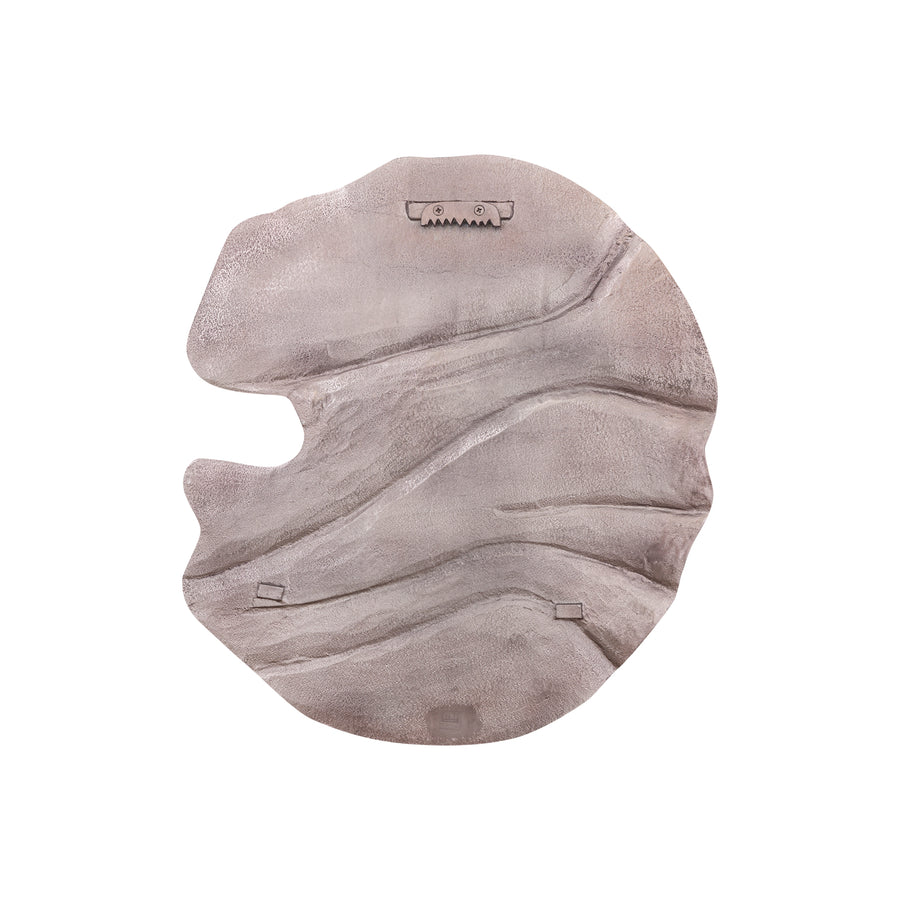 Samraj bronze cast aluminium wall panel with wave relief