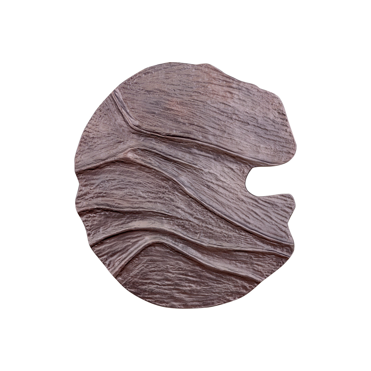 Samraj bronze cast aluminium wall panel with wave relief