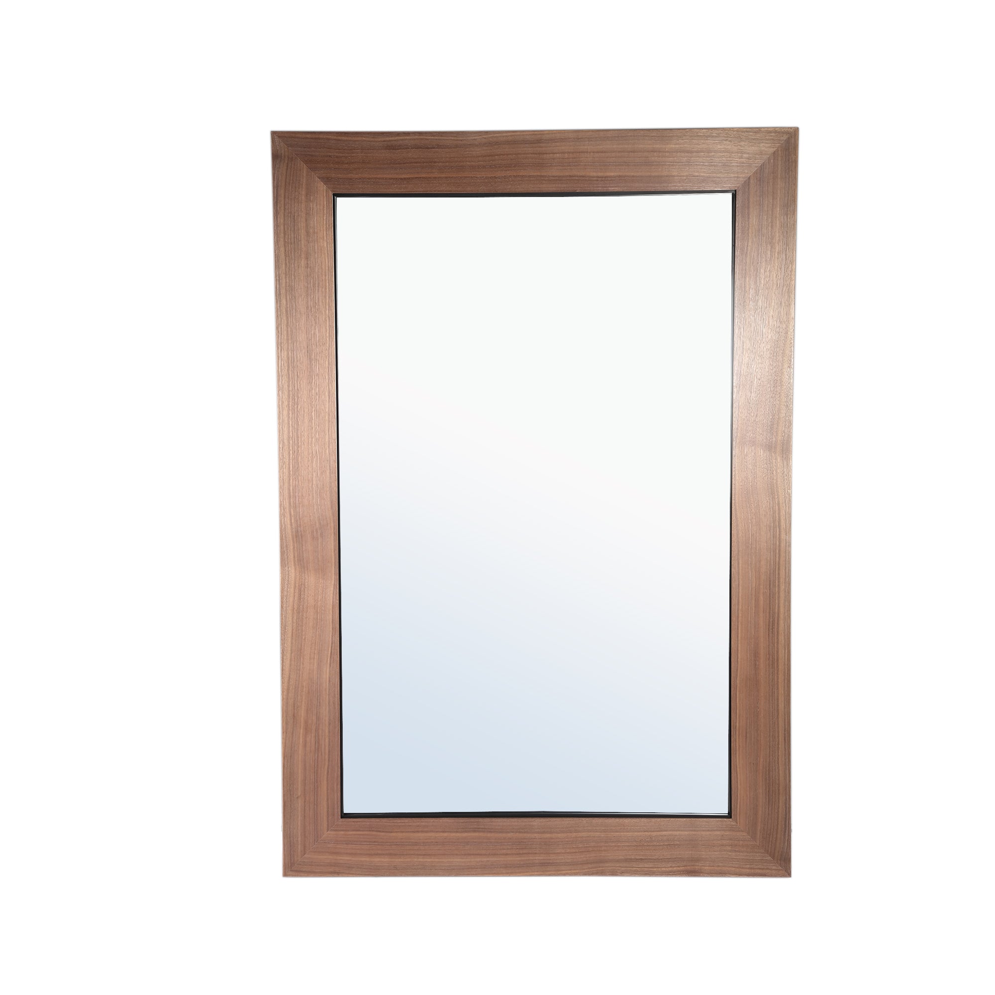 Tiess Straight-Frame Veneer Mirror - Natural