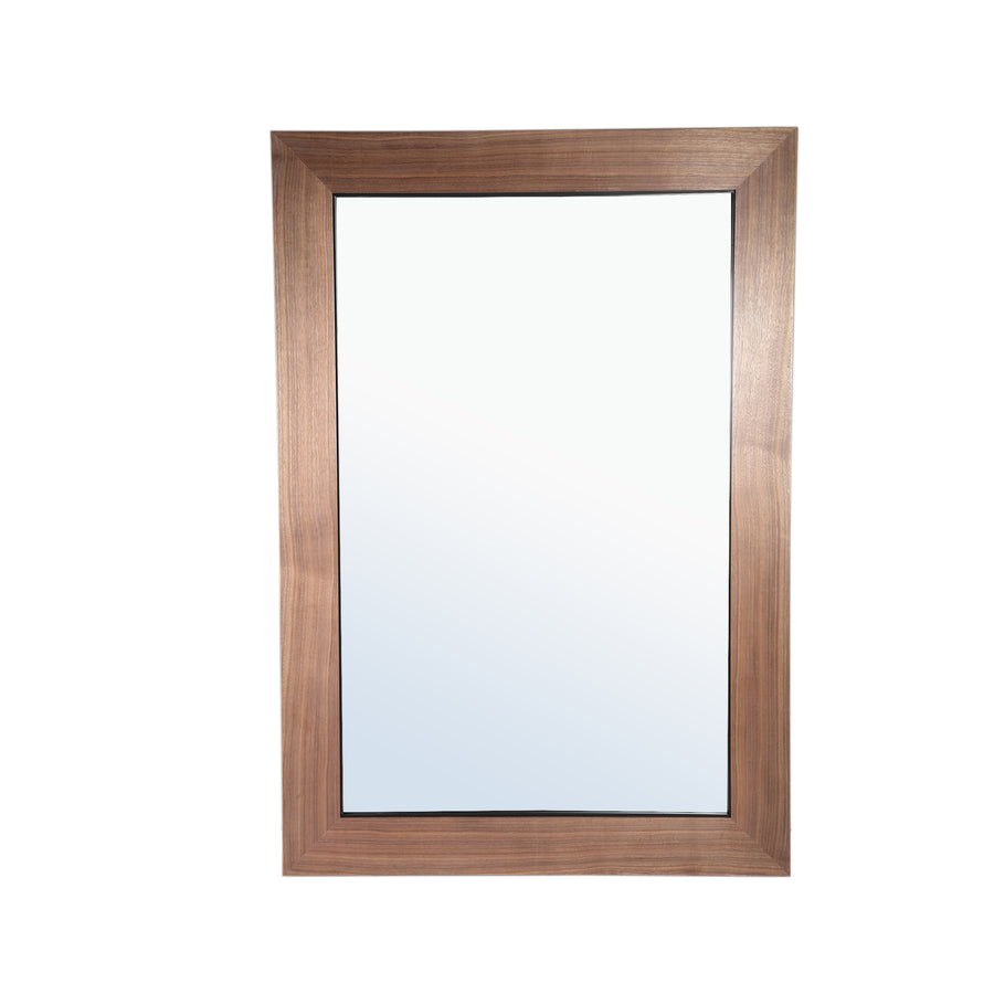 Tiess Straight-Frame Veneer Mirror - Natural