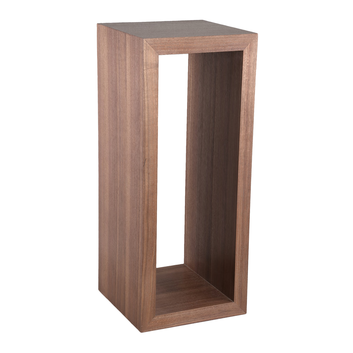 Tiess natural wooden veneer open pedestal