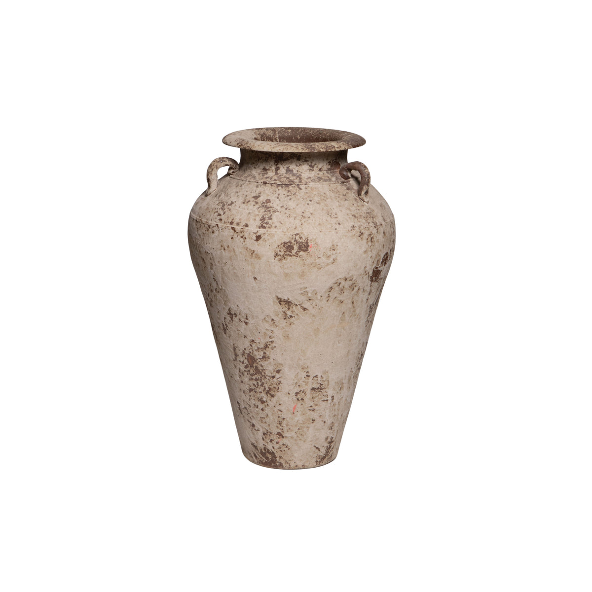 Robena beige ceramic antique jar planter, small