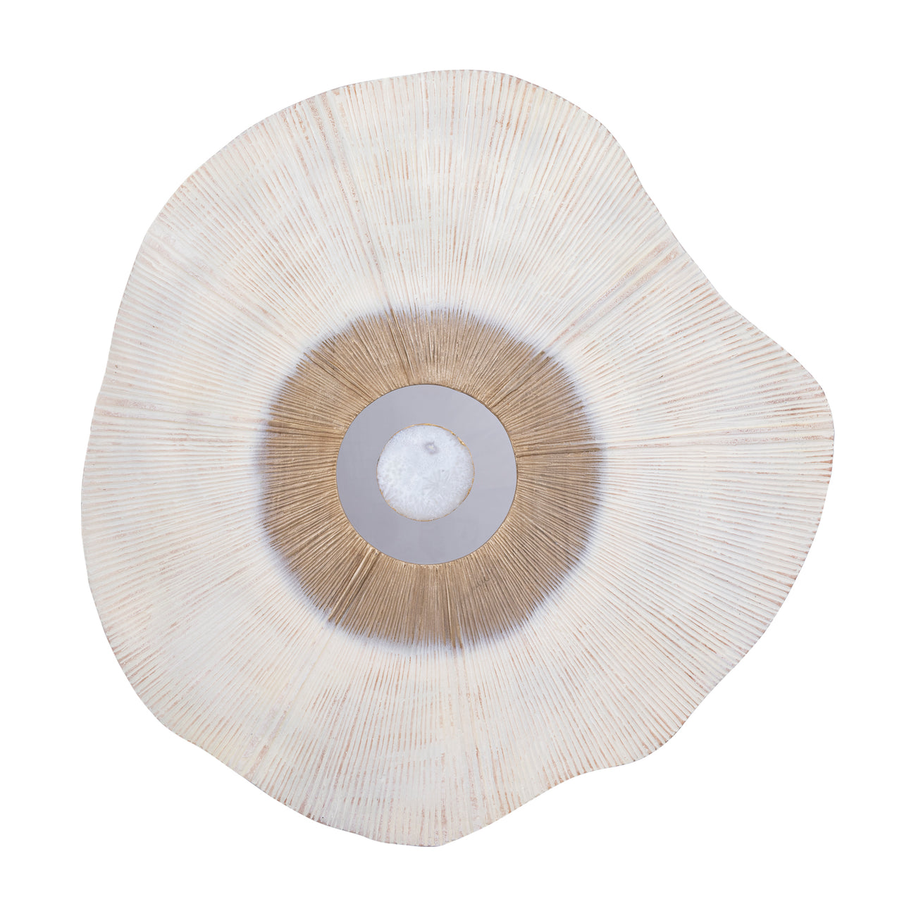 Rella Cast Aluminium Stone-Centre Wall Panel - Beige