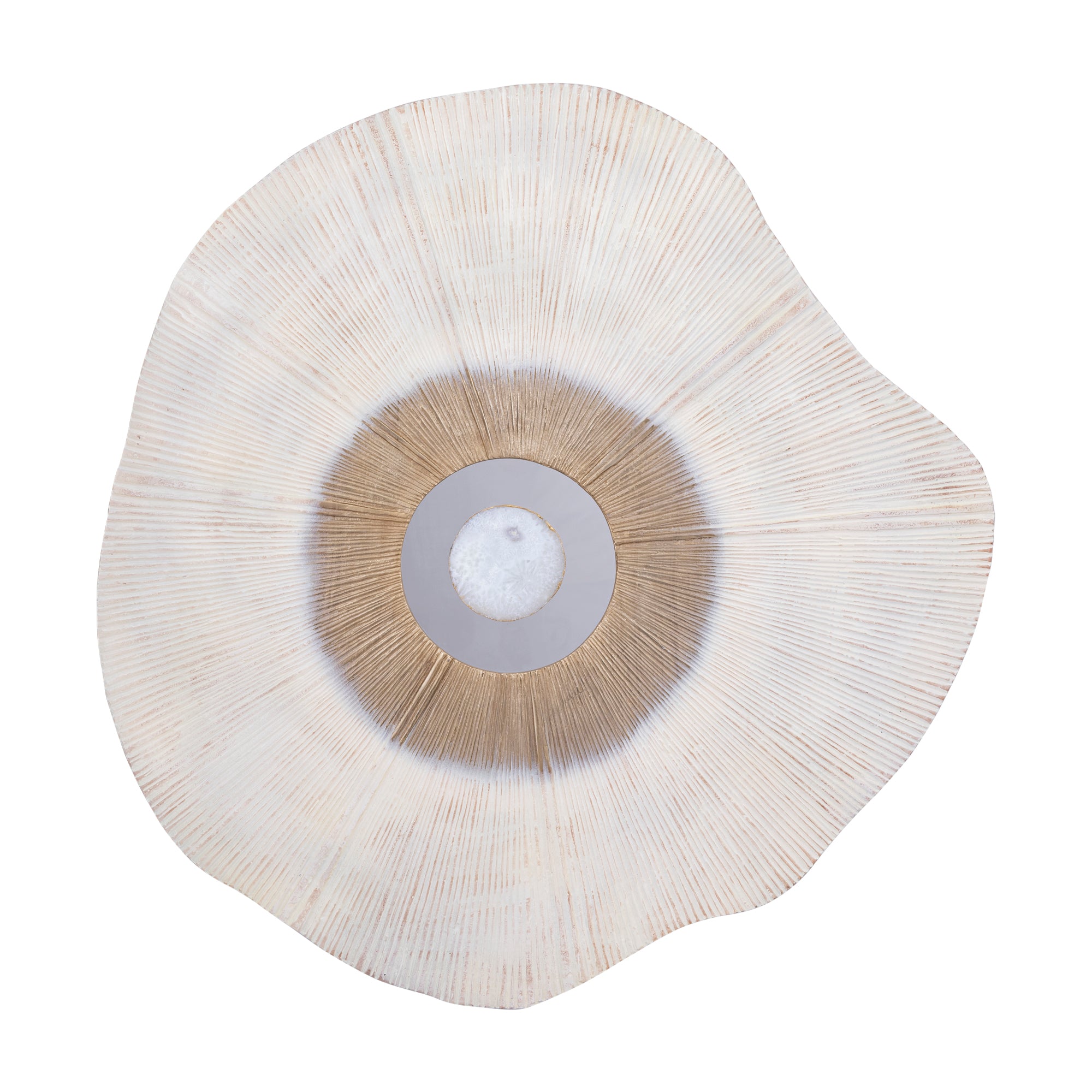 Rella Cast Aluminium Stone-Centre Wall Panel - Beige