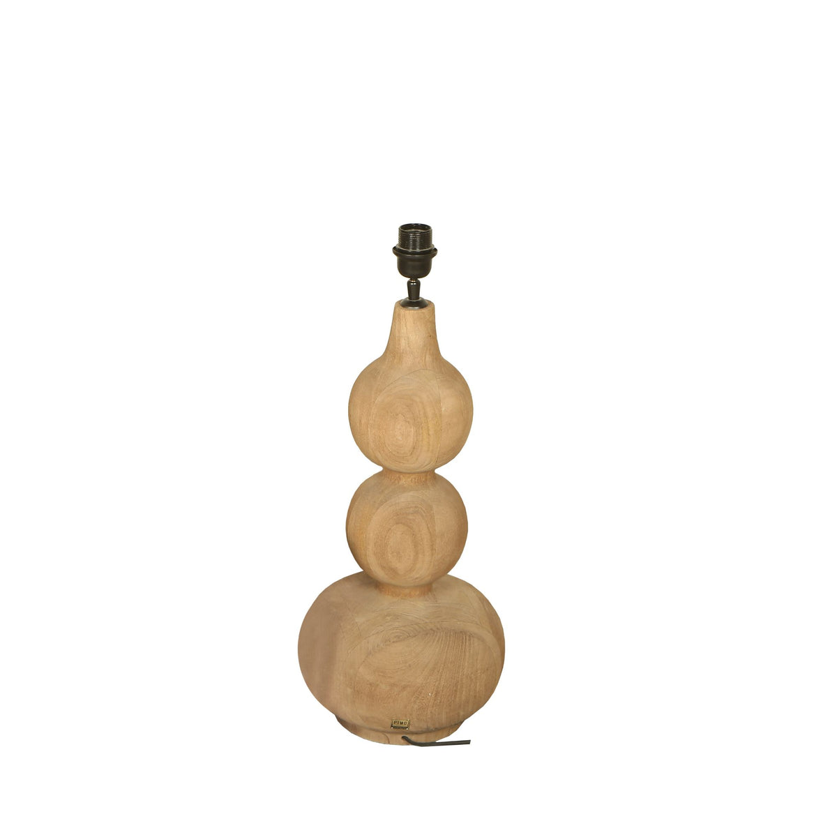 Altus natural mango wood table lamp base
