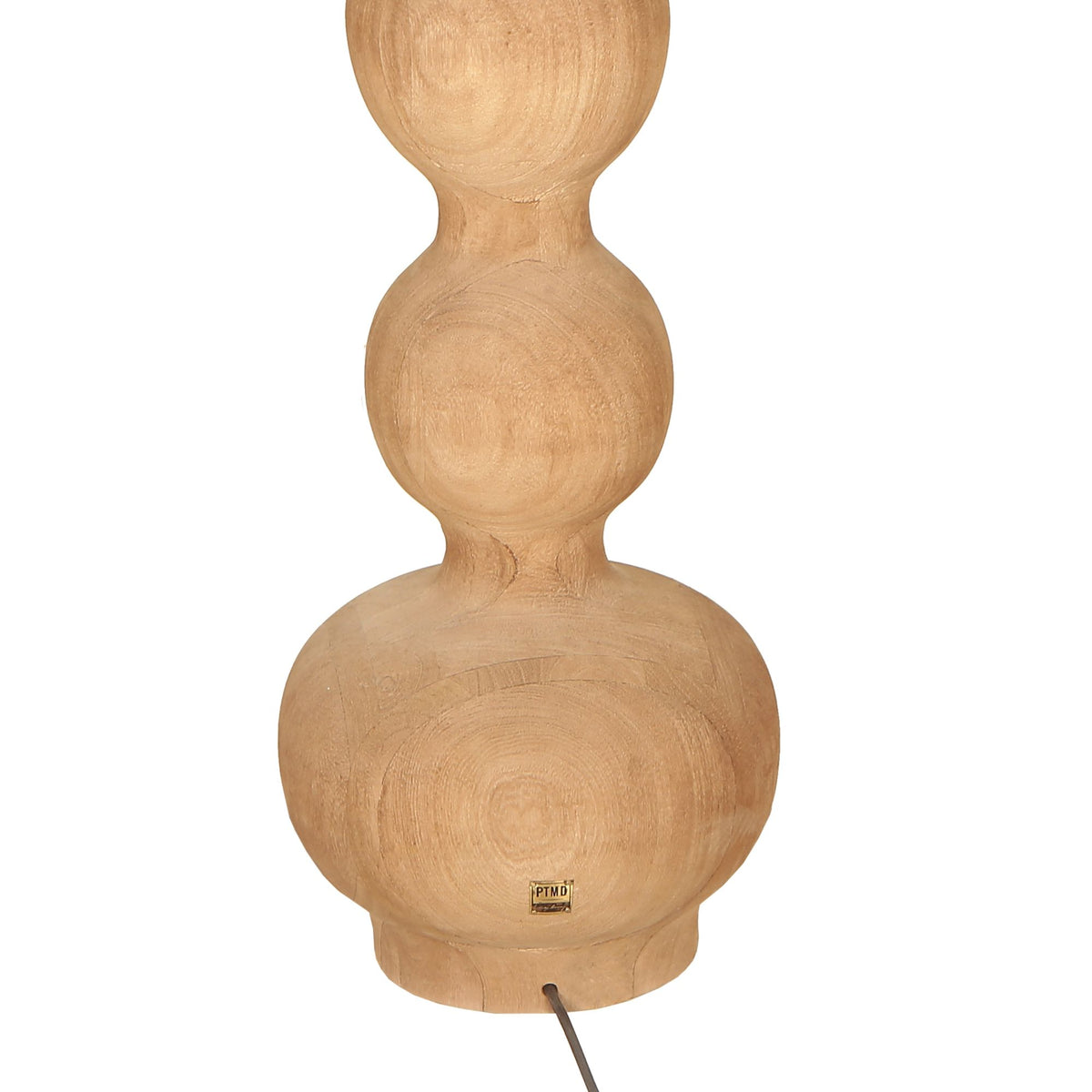 Altus light brown mango wood floor lamp base