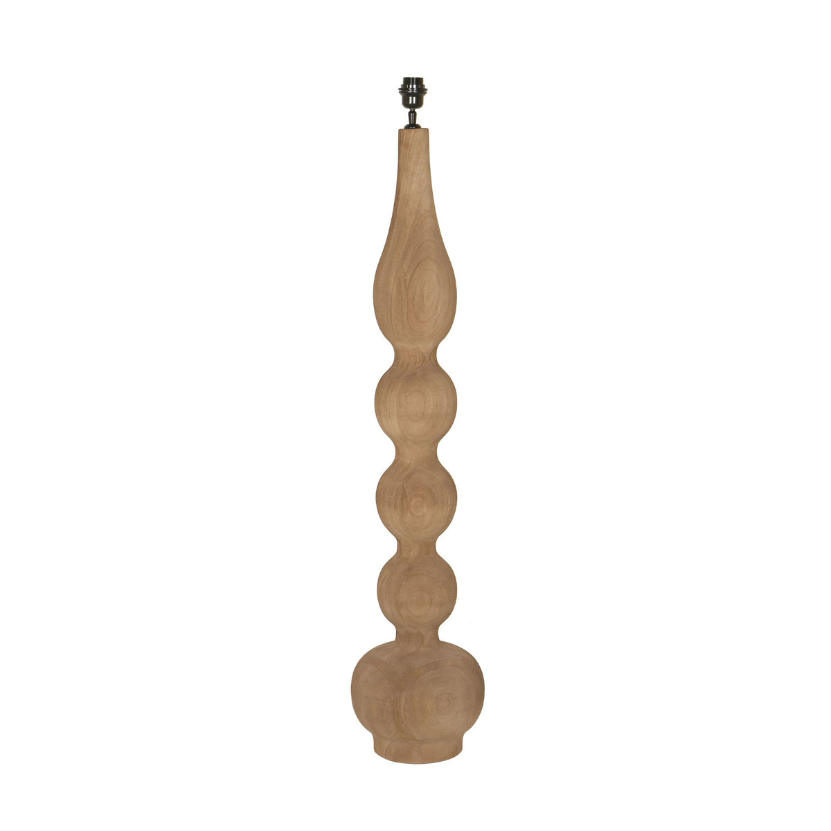 Altus light brown mango wood floor lamp base