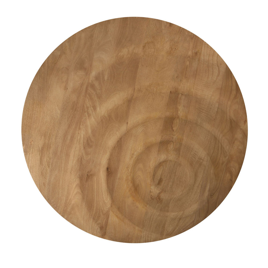 Mattin Mango Wood Circle Wall Panel - Natural
