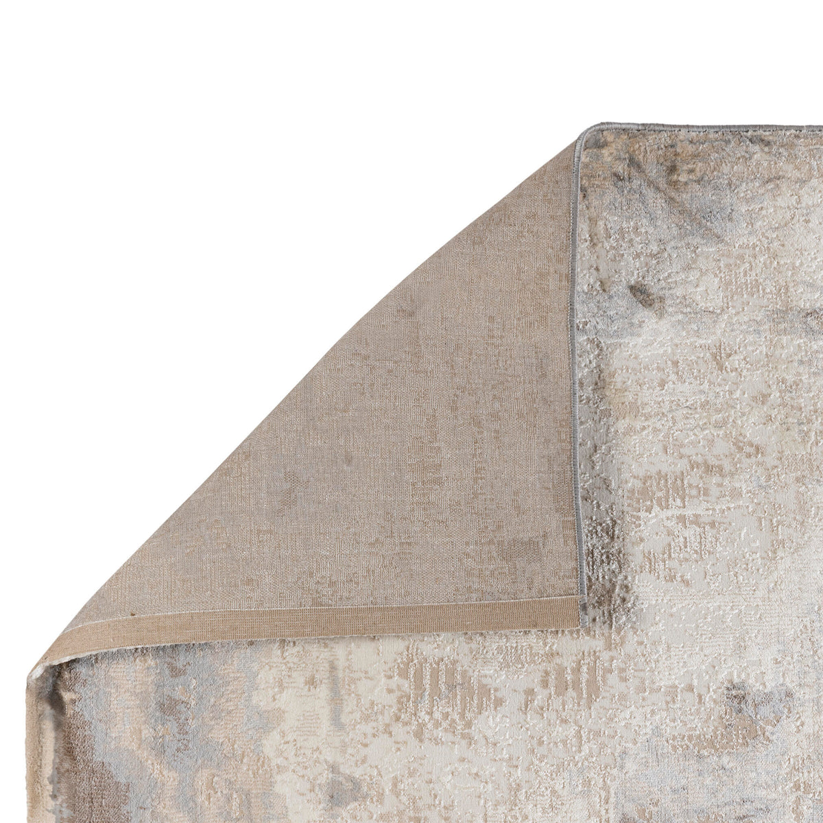 Jaima light brown antique-style rectangular rug, large